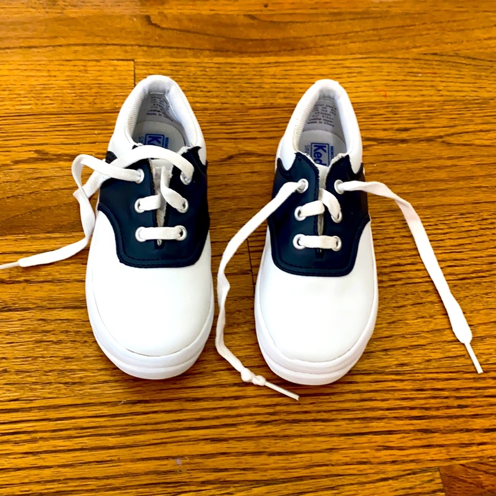 Keds navy saddle oxfords